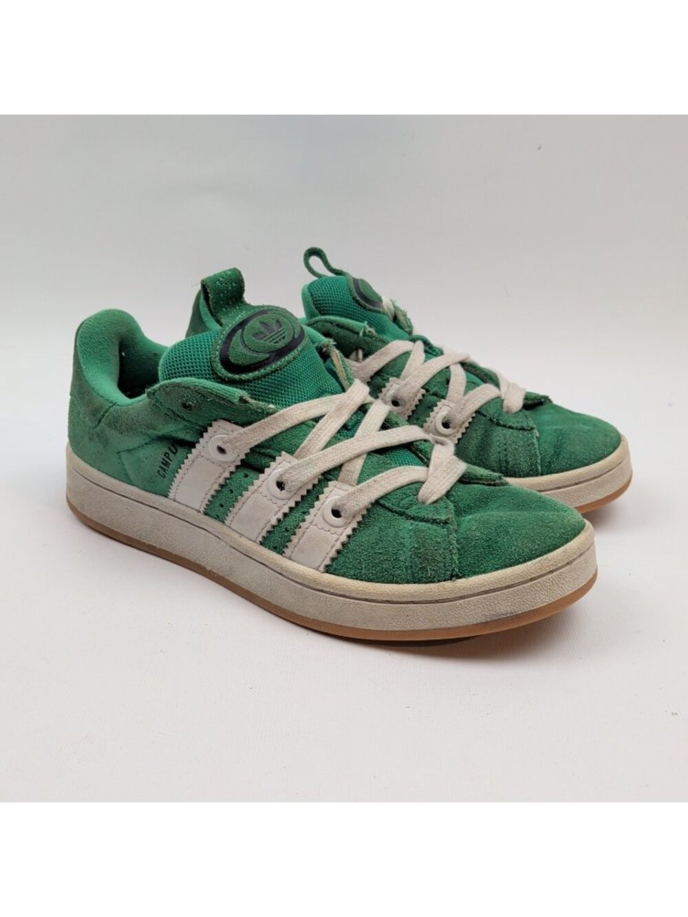 Adidas Campus 00s Surf Green White Gum Suede Chunky Sneakers ID0279 Wom Sz 7